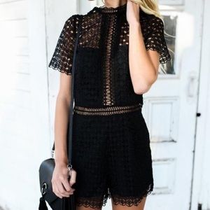 VICI Nocturnal Lace Romper
